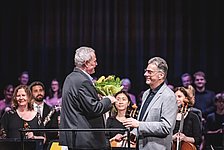 Blumen für den Chorleiter 