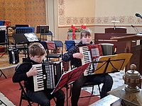 Kinder-Akkordeonduo 